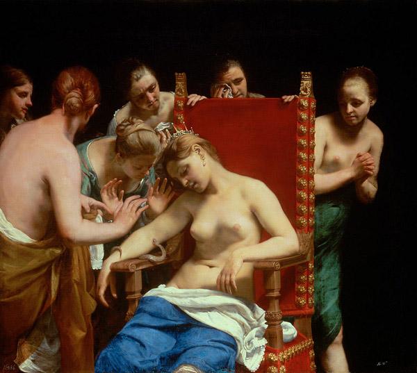 Guido Cagnacci Death of Cleopatra oil painting picture
